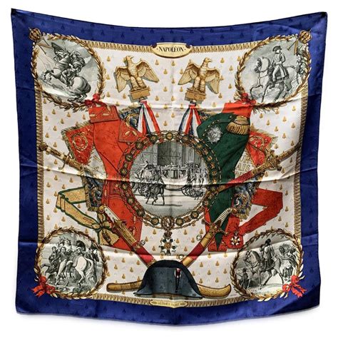 foulard vintage hermes napoleon|Hermes Scarf Philippe Ledoux .